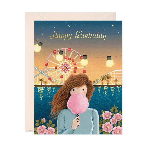 JooJoo Paper Cotton Candy Birthday Card