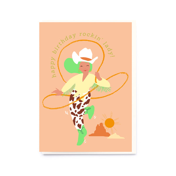 Noi Publishing Cowgirl Birthday Card