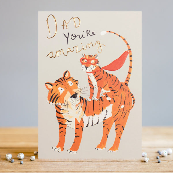 Louise Tiler Dad Amazing Tigers Card