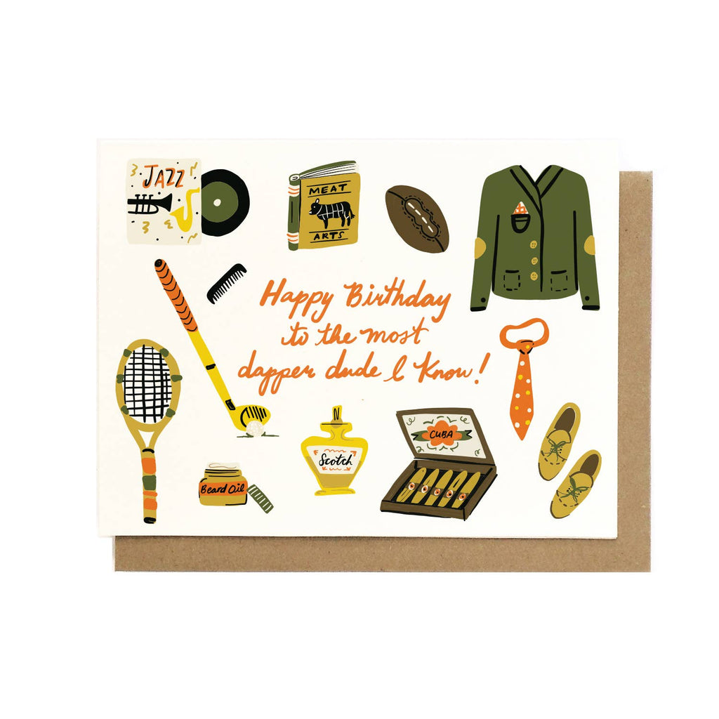 Little Low Dapper Dude Birthday Card