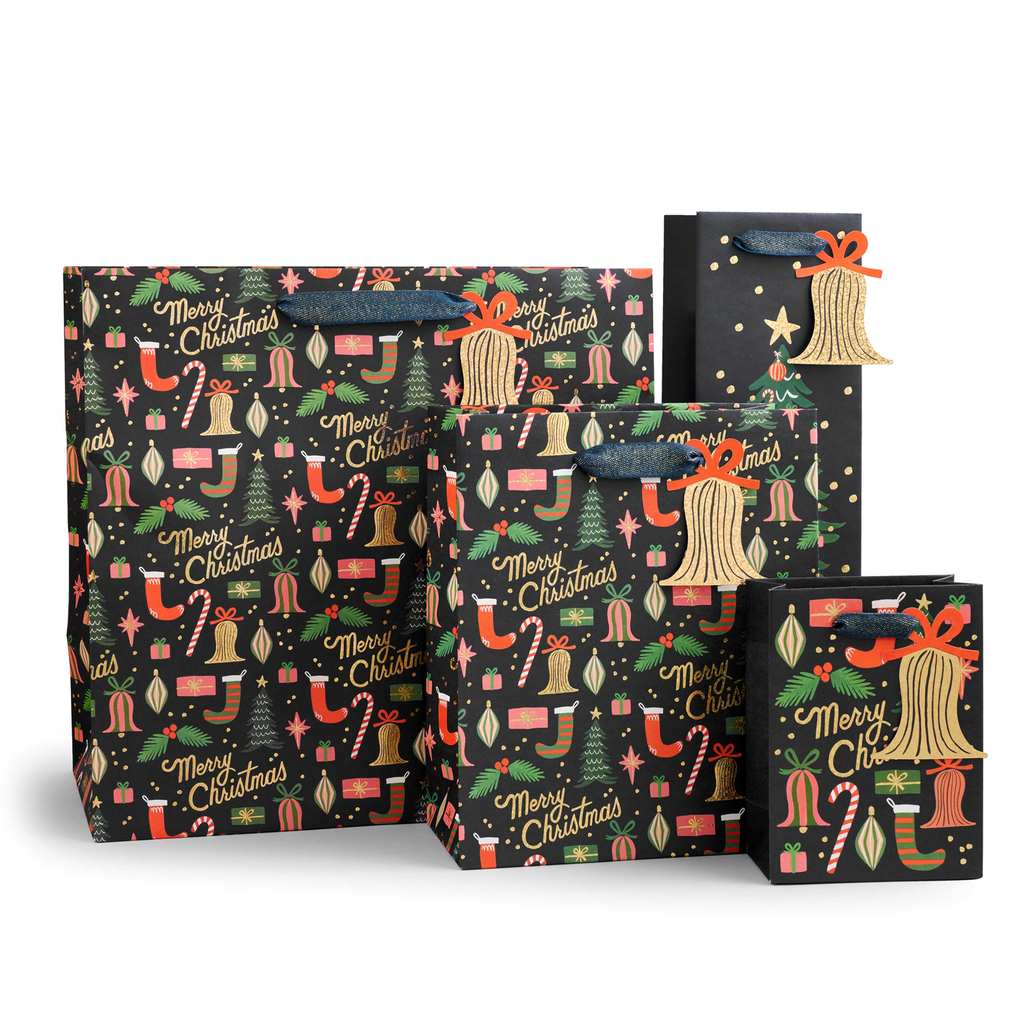 Rifle Paper Co. Christmas Gift Bags - Deck The Halls