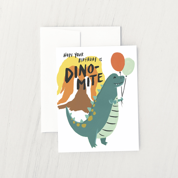 Idlewild Co. Dino Mite Birthday Card