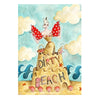 Andrea Kett A Dirty Beach Glittery Birthday Card