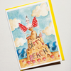 Andrea Kett A Dirty Beach Glittery Birthday Card