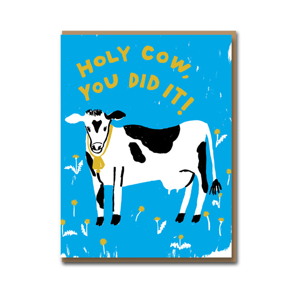 Egg Press Holy Cow Card