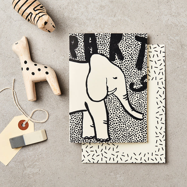 Katie Leamon Elephant Birthday Card