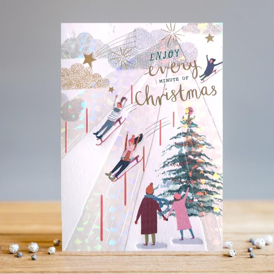 Louise Tiler Enjoy Every Minute Christmas Card