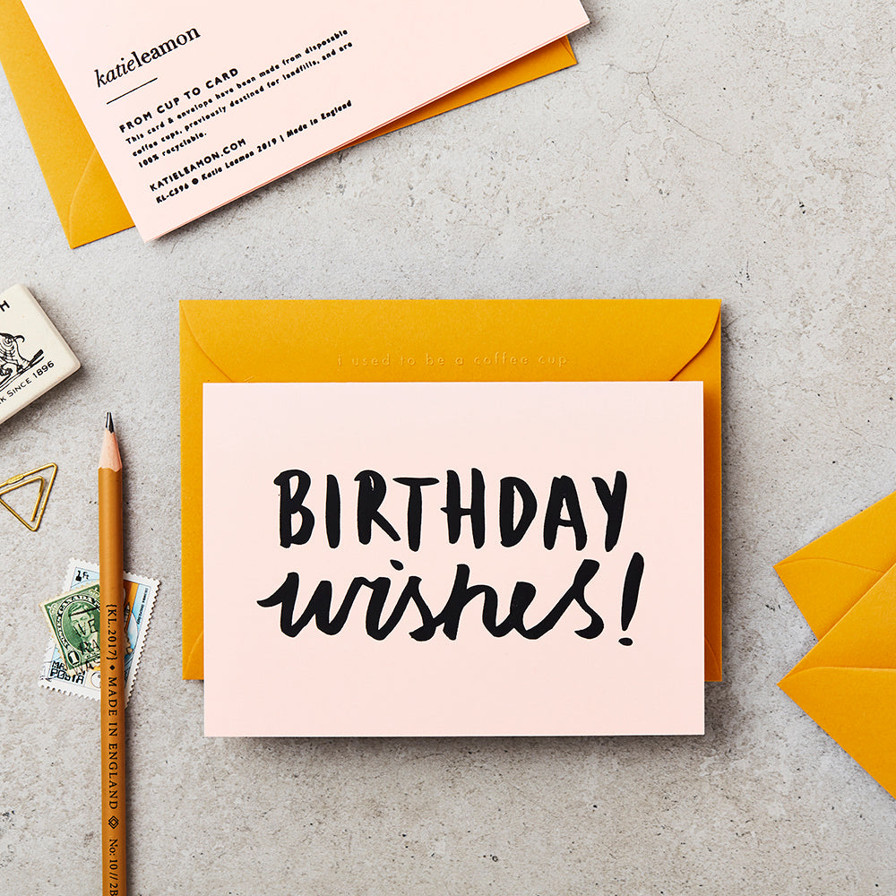 Katie Leamon Extract Birthday Wishes Card