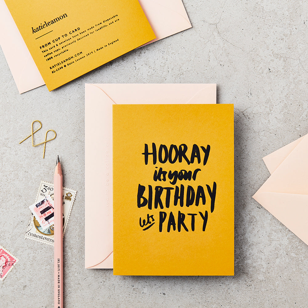 Katie Leamon Extract Lets Party Birthday Card