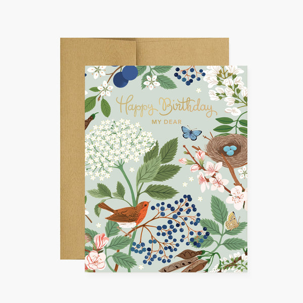Oana Befort Flowering Trees Birthday Card