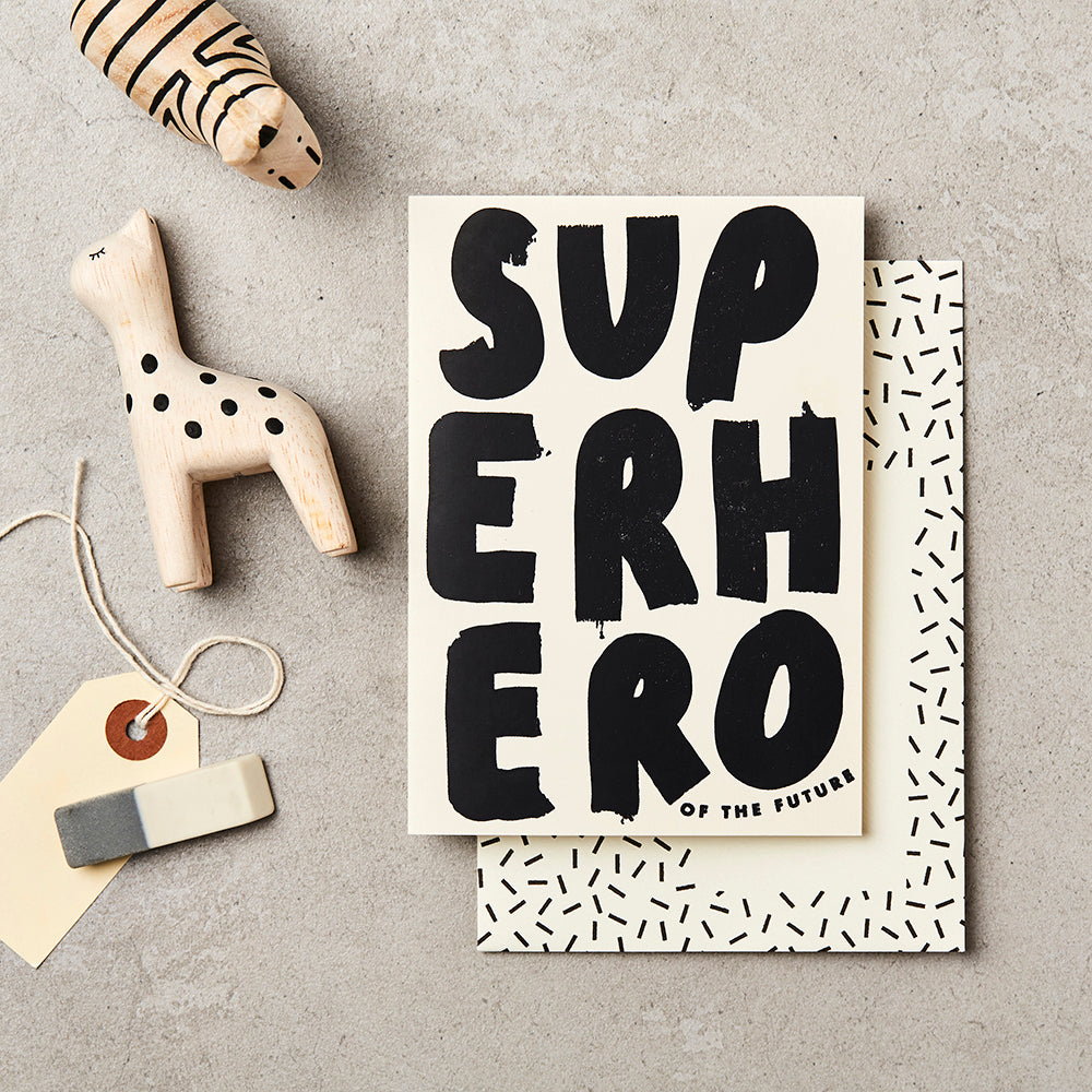 Katie Leamon Future Super Hero Birthday Card