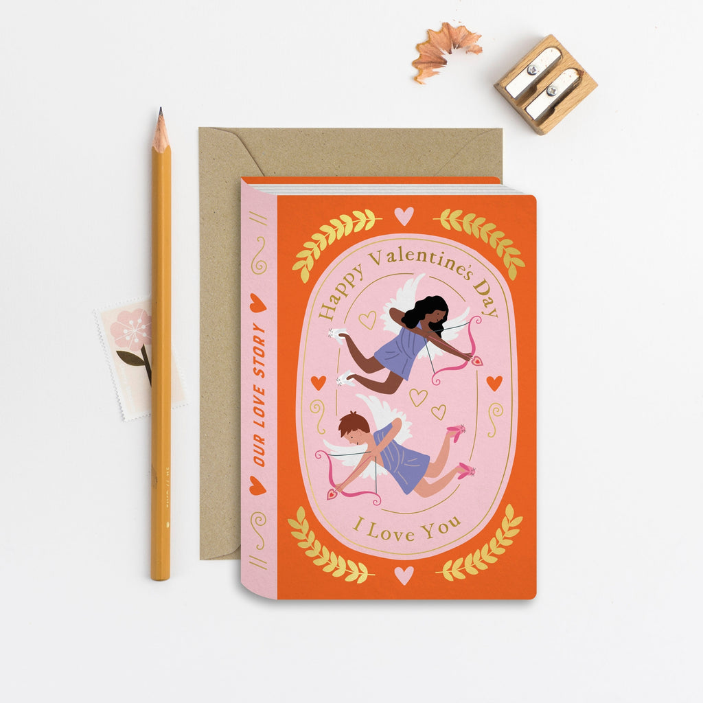Mifkins Fairytale Valentine's Day Cupid Card