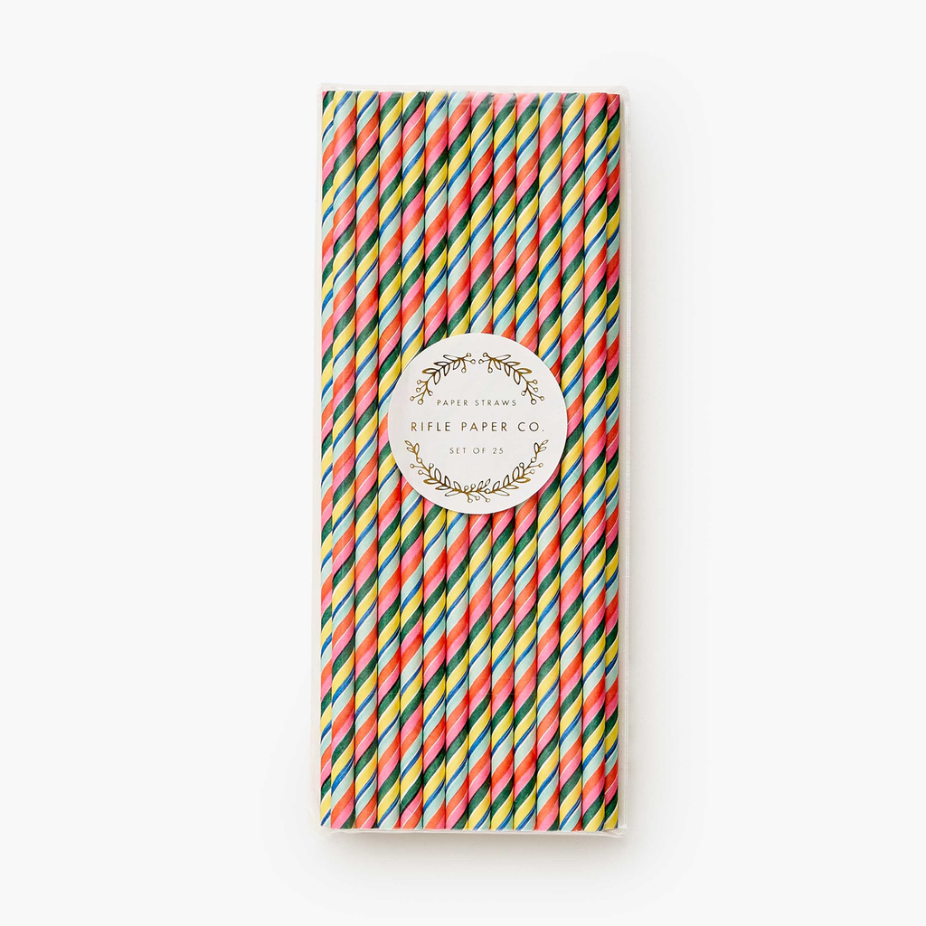 Rifle Paper Co. Paper Straws - Feliz