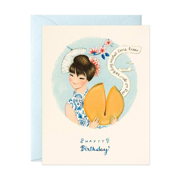 JooJoo Paper Fortune Cookie Birthday Card
