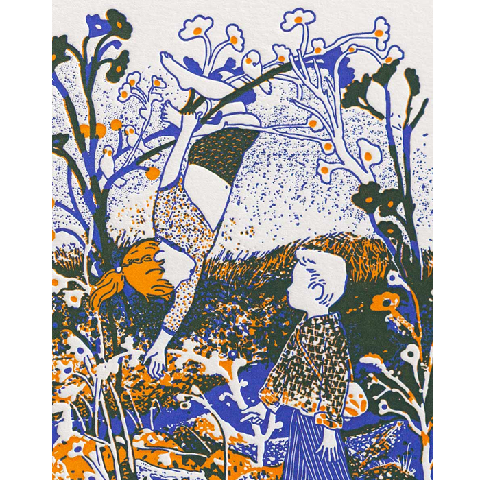 LETTERPRESS DE PARIS LA LIBERTÉ Card