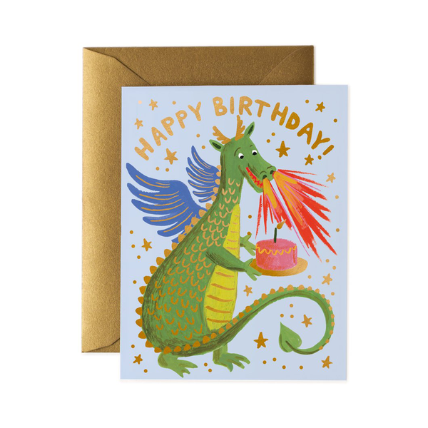 Rifle Paper Co. Birthday Dragon Card