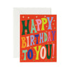 Rifle Paper Co. Groovy Birthday Card