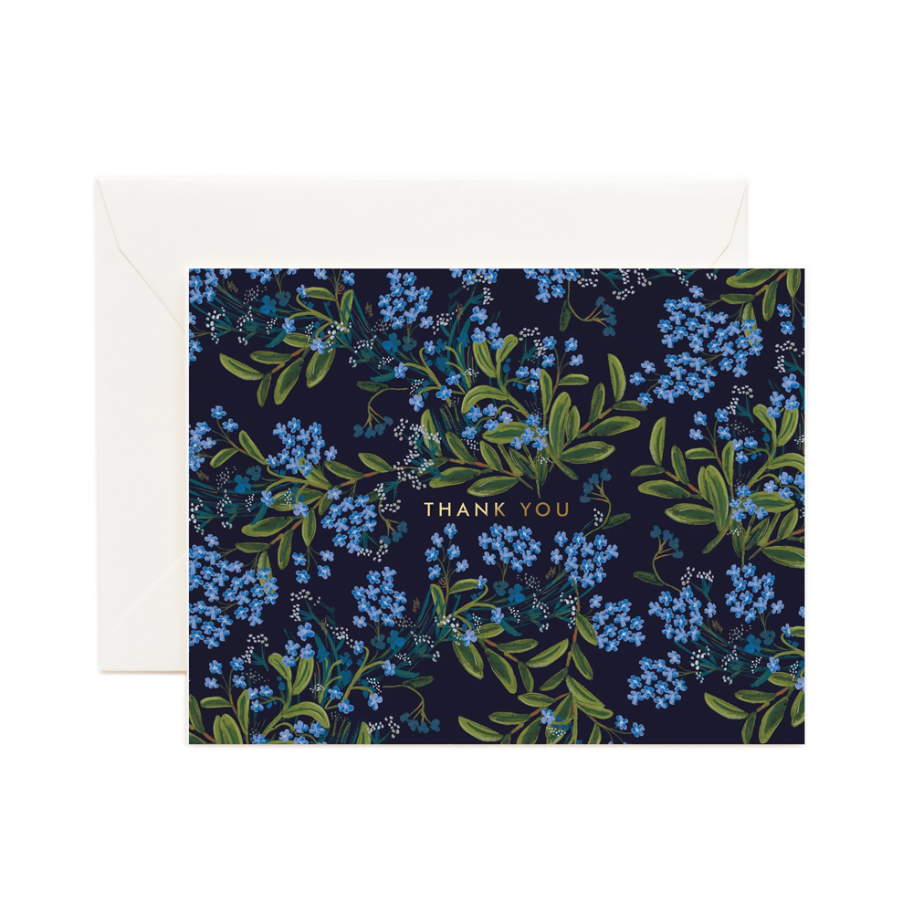 Rifle Paper Co. Cornflower Thank You Card