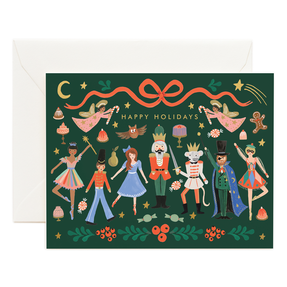 Rifle Paper Co. Nutcracker Ballet Christmas Card SET
