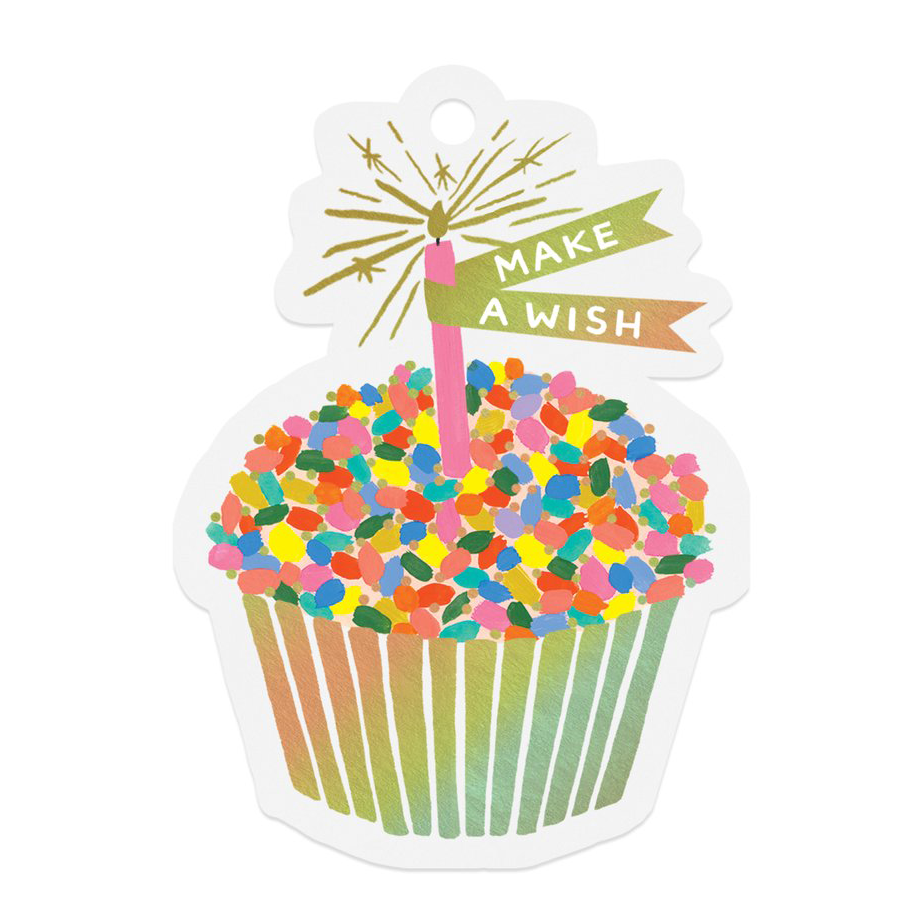 Rifle Paper Co. Cupcake Die-Cut Gift Tags