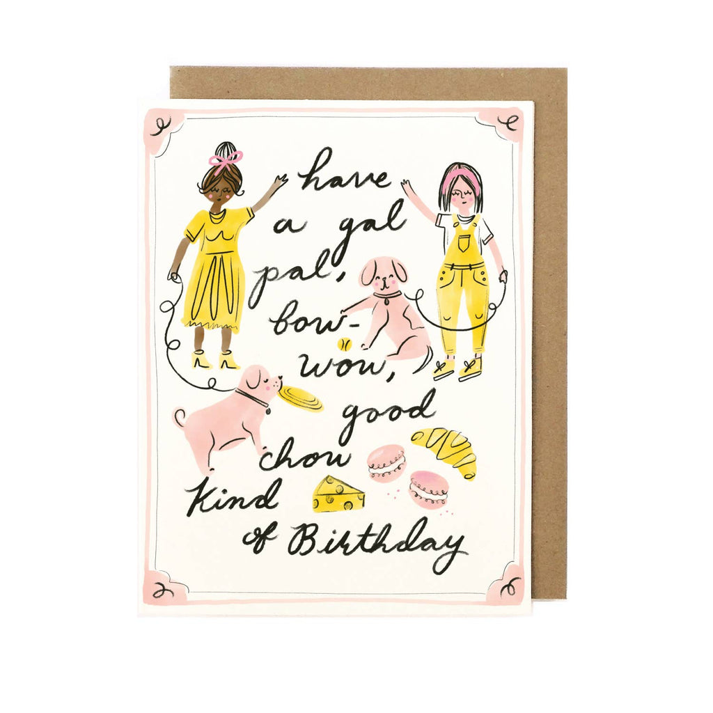 Little Low Gal Pal Birthday Card