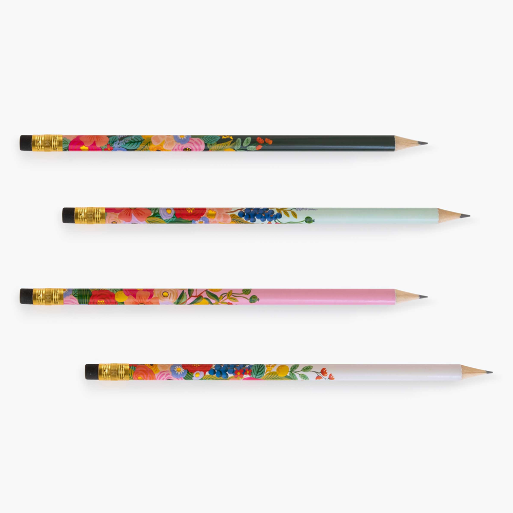 Rifle Paper Co. Assorted Writing Pencil Set (Box of 12) - Garden Party