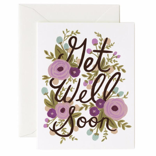 Rifle Paper Co. Get Well Soon Floral Card