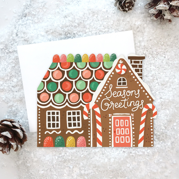 Idlewild Co. Gingerbread House Card