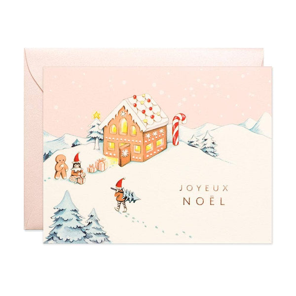 JooJoo Paper Gingerbread Noel Christmas Card