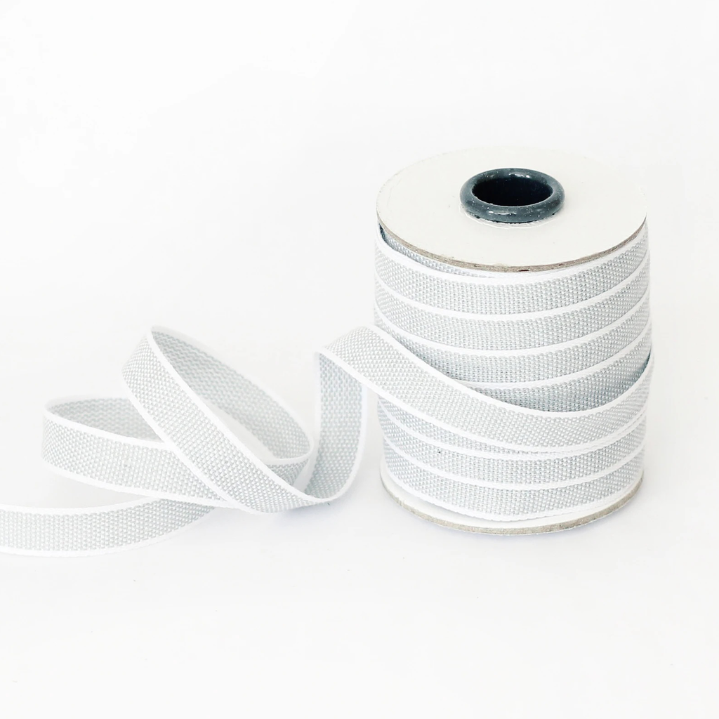 Studio Carta Drittofilo Cotton Ribbon - Ice & White