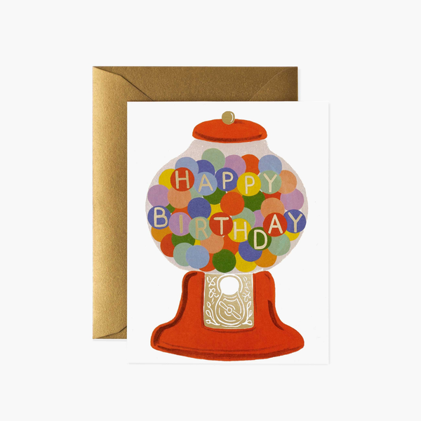 Rifle Paper Co. Gumball Birthday Card