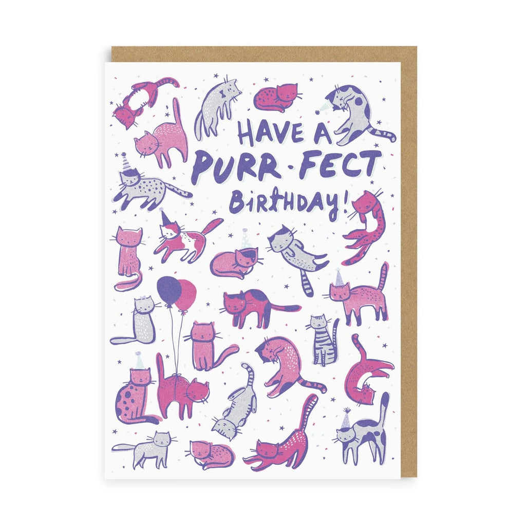 HELLO!LUCKY Purrfect Birthday Card