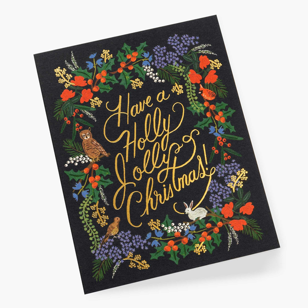 Rifle Paper Co. Holly Jolly Christmas Card