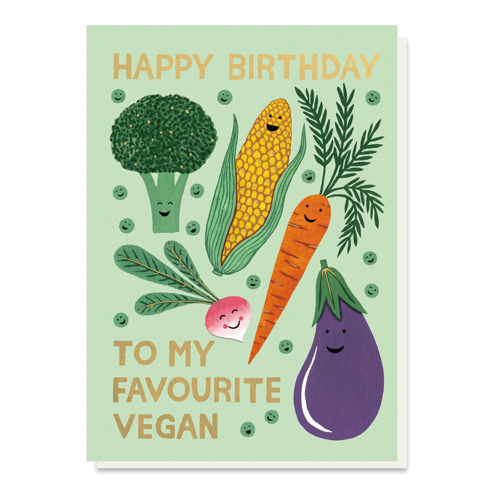 Stormy Knight Favourite Vegan Birthday Card