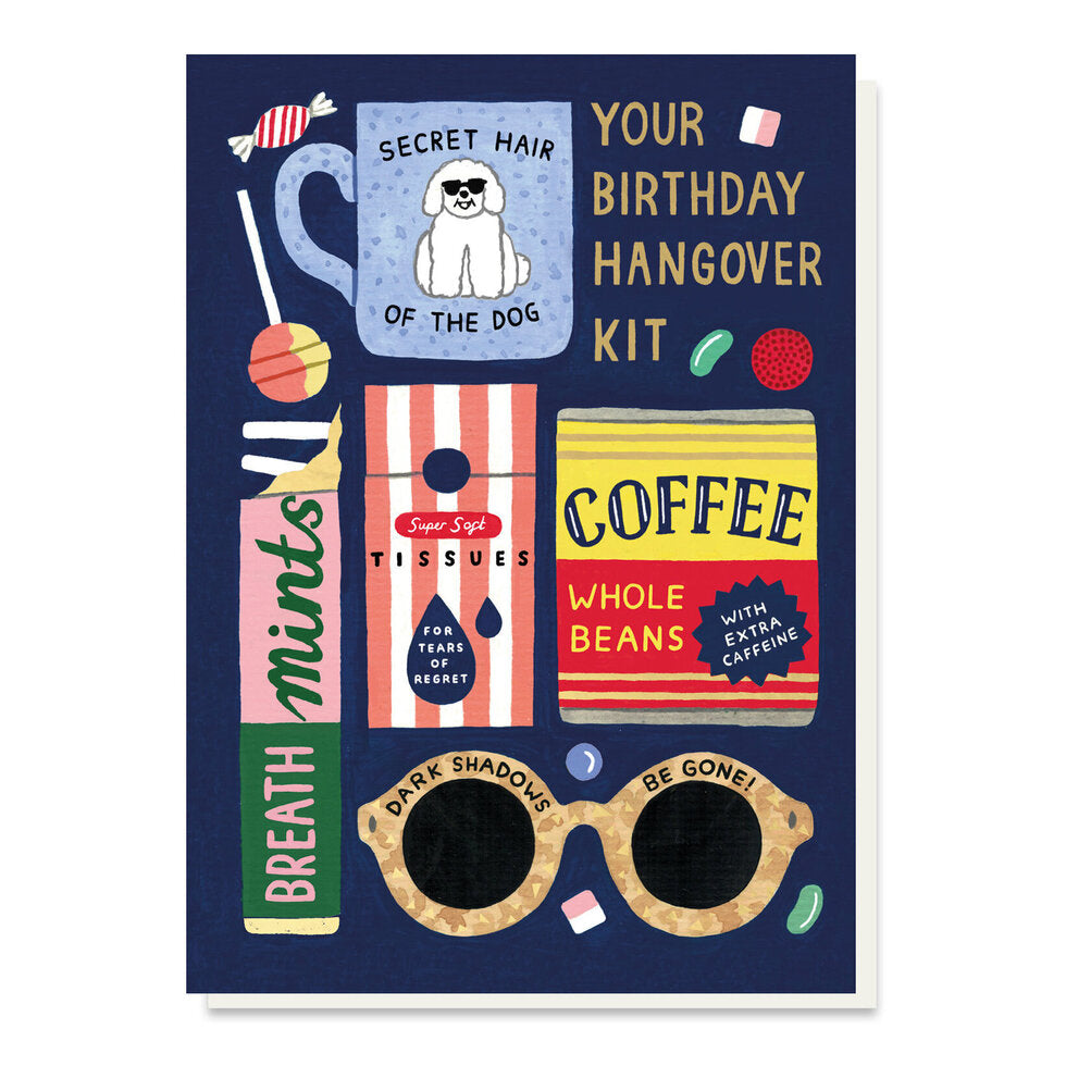 Stormy Knight Hangover Kit Birthday Card