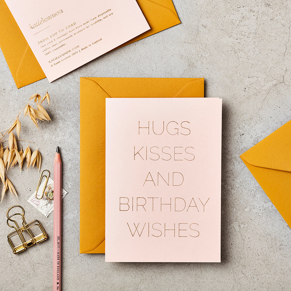 Katie Leamon Hugs & Kisses Birthday Card