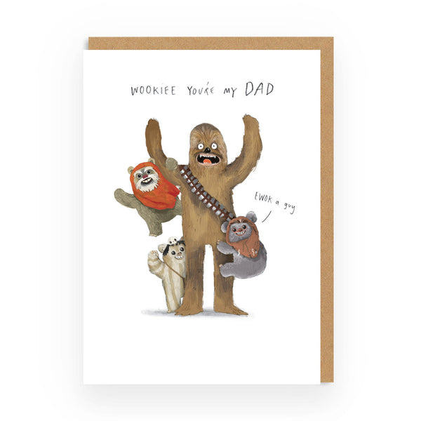 Ohh Deer Wookie You're My Dad Card
