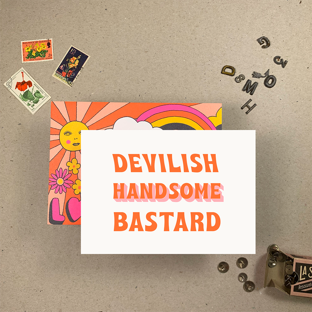 Imogen Owen Devilish Handsome Bastard Card