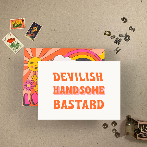 Imogen Owen Devilish Handsome Bastard Card