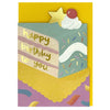 Raspberry Blossom Birthday Cake Card