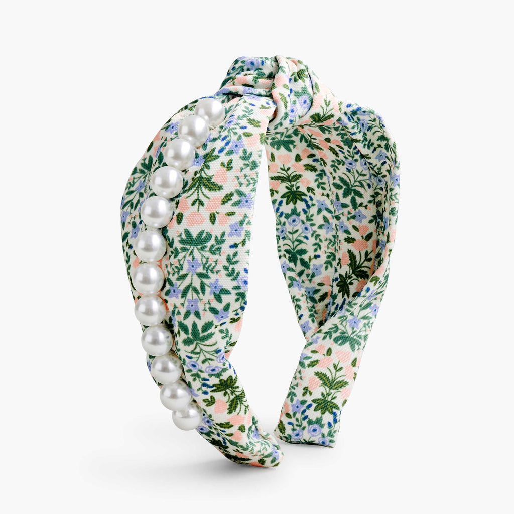 Rifle Paper Co. Knotted Headband - Lottie Pearl