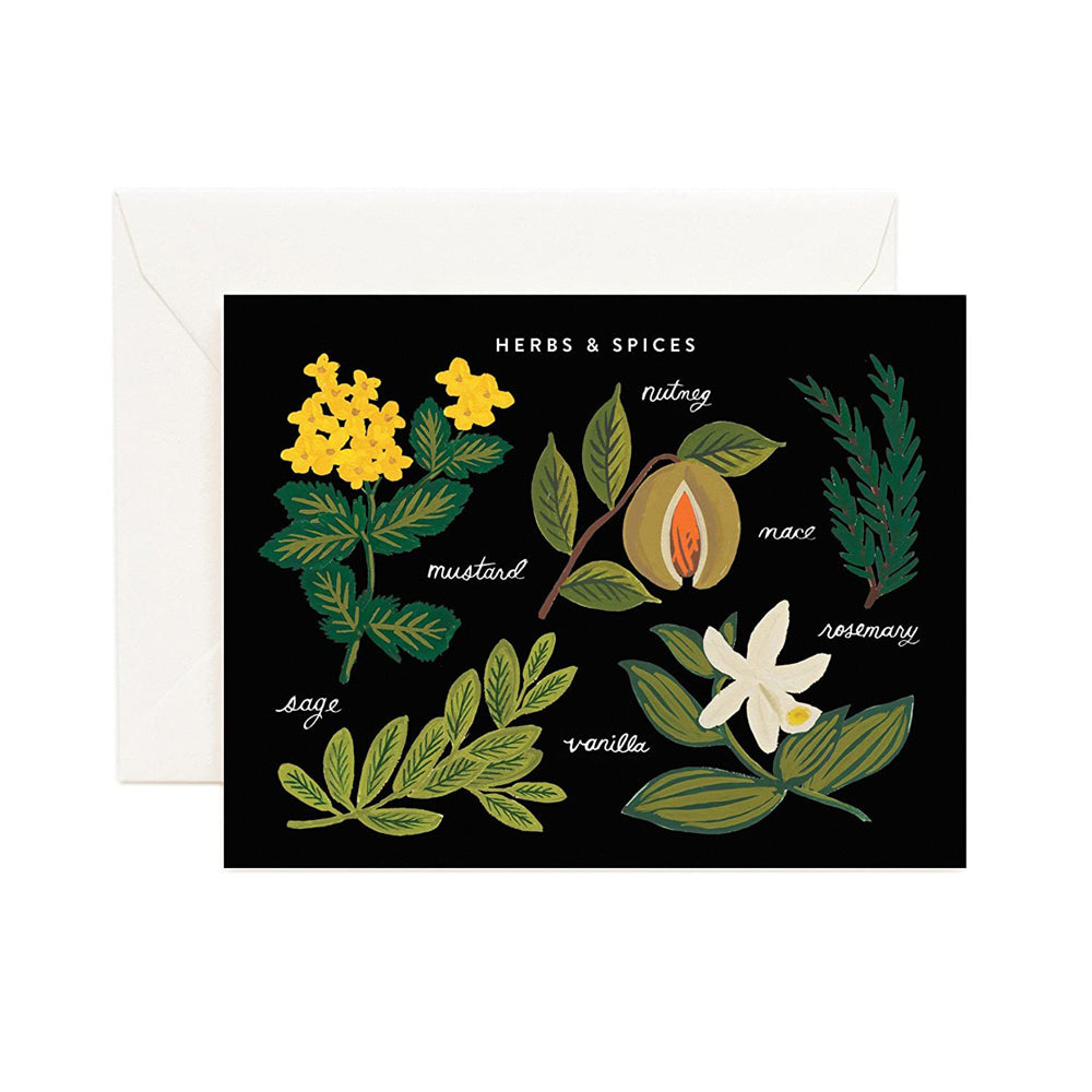 Rifle Paper Co. Herbs & Spices Chart Card