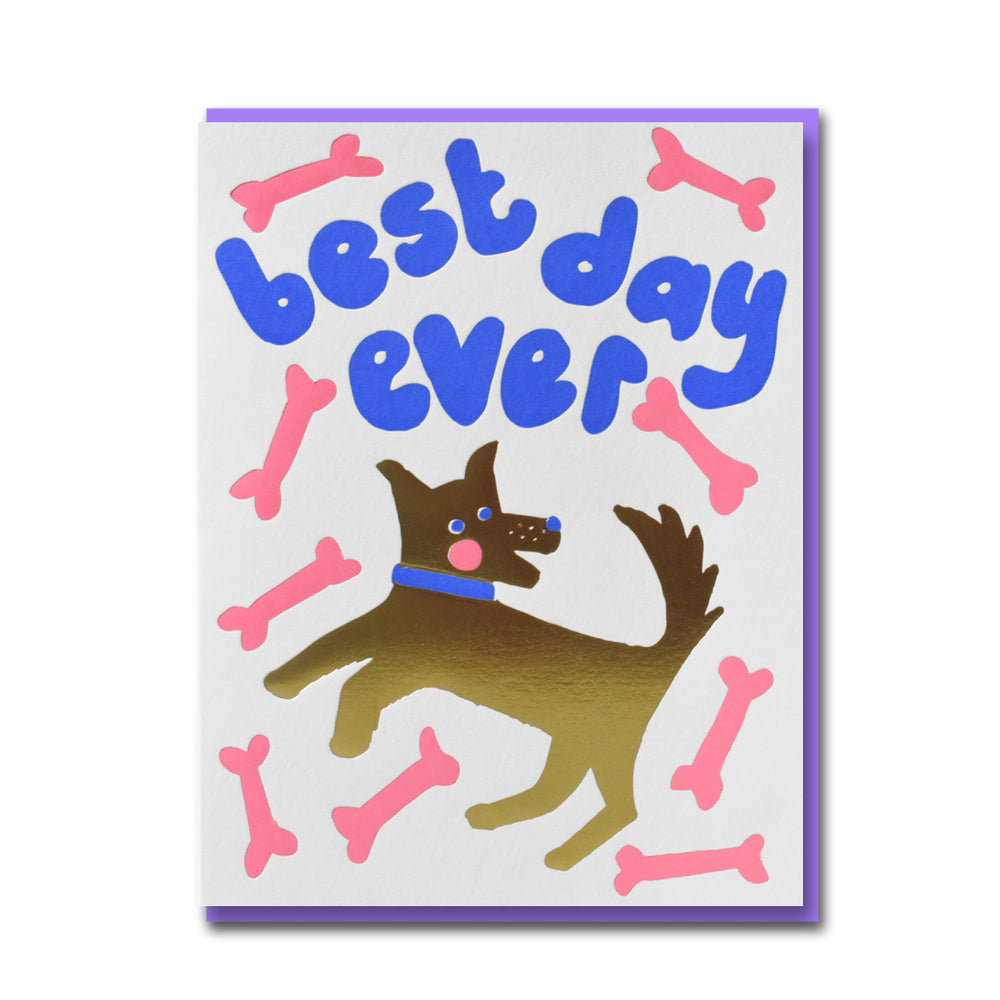 1973 Joyful Best Day Ever Birthday Card