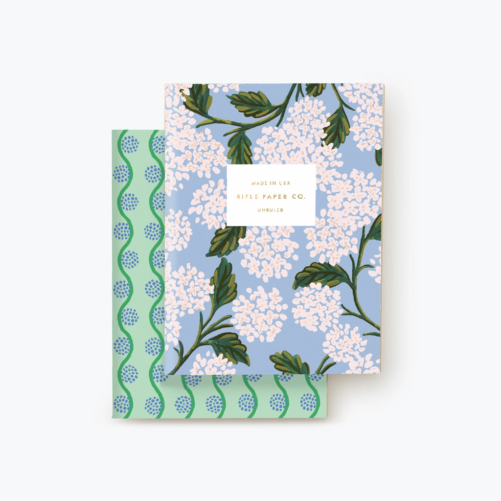 Rifle Paper Co. Hydrangea Pocket Notebooks