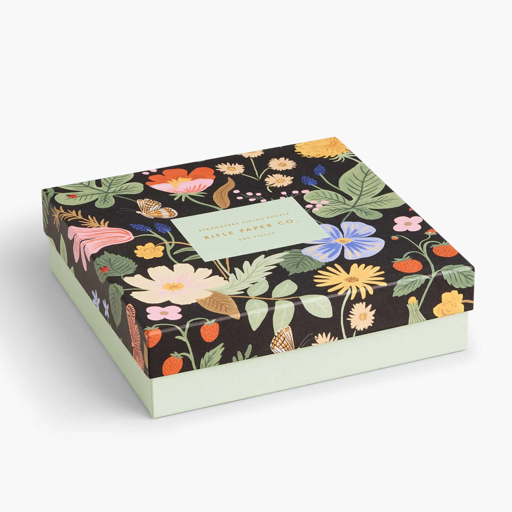 Rifle Paper Co. Jigsaw Puzzle Strawberry Fields