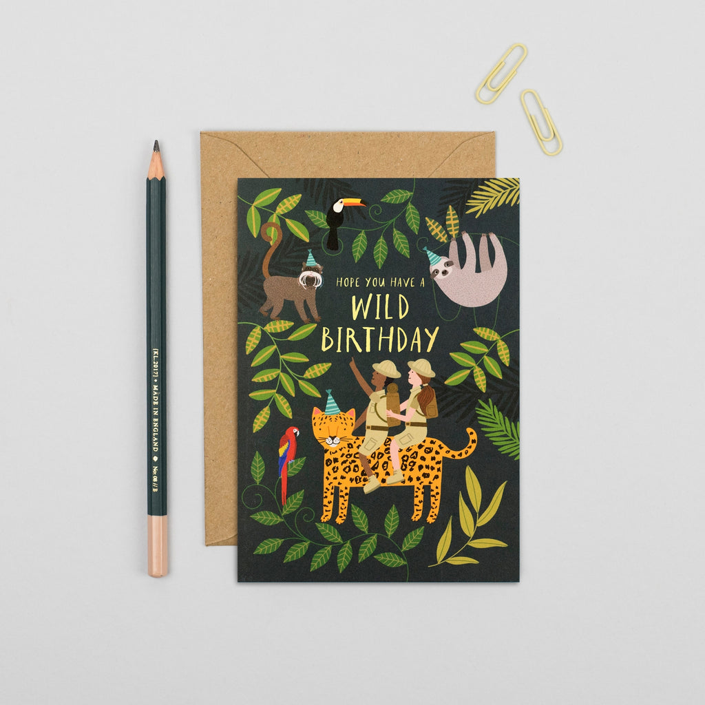 Mifkins Jungle Explorers Birthday Card