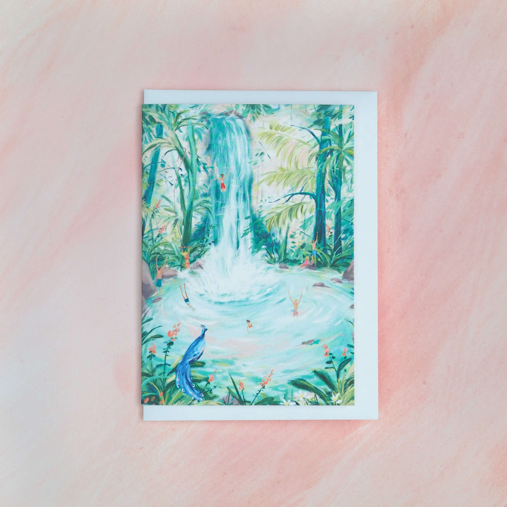 Imogen Davis Jungle Pools Greeting Card