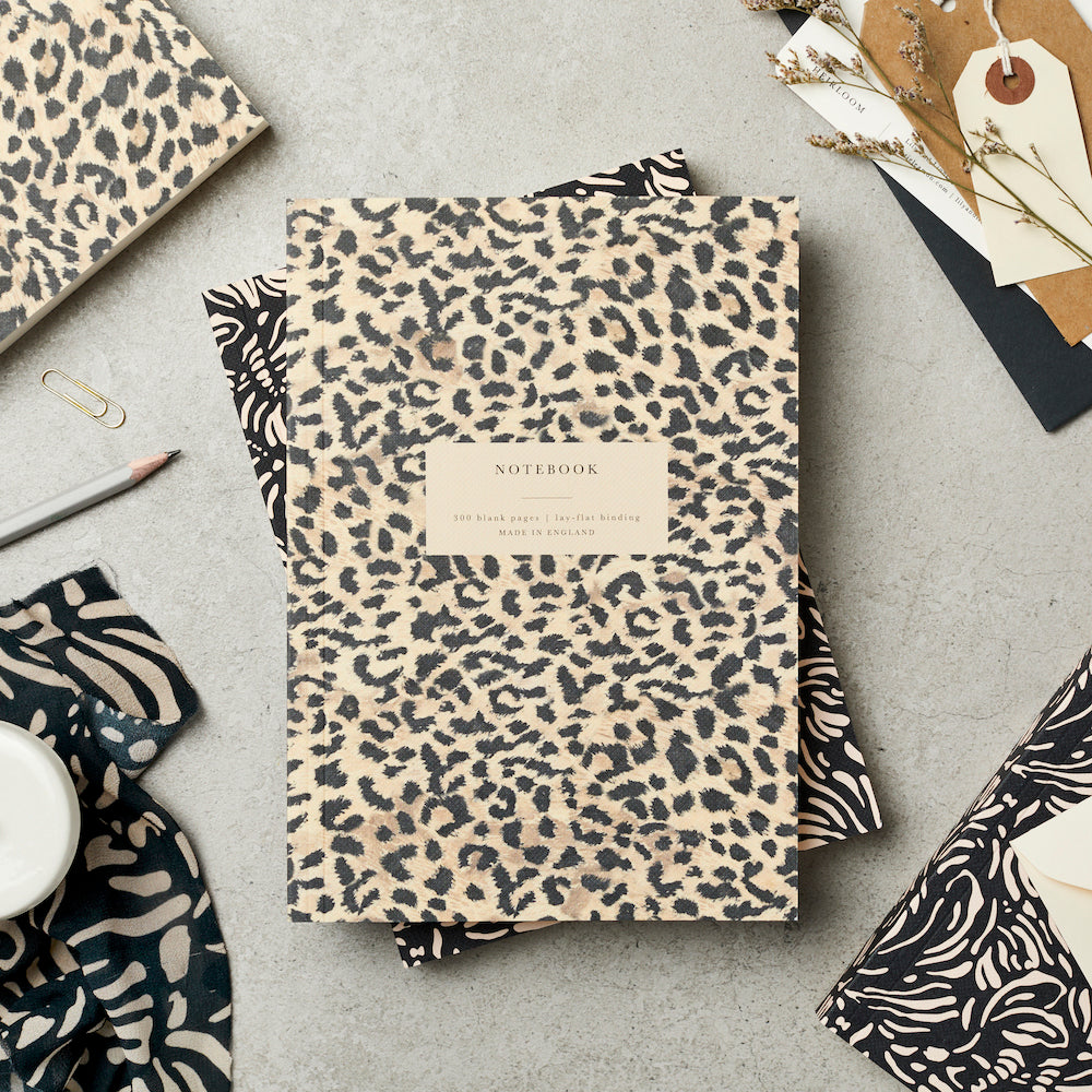 Katie Leamon L&L Heirloom Vintage Leopard Notebook