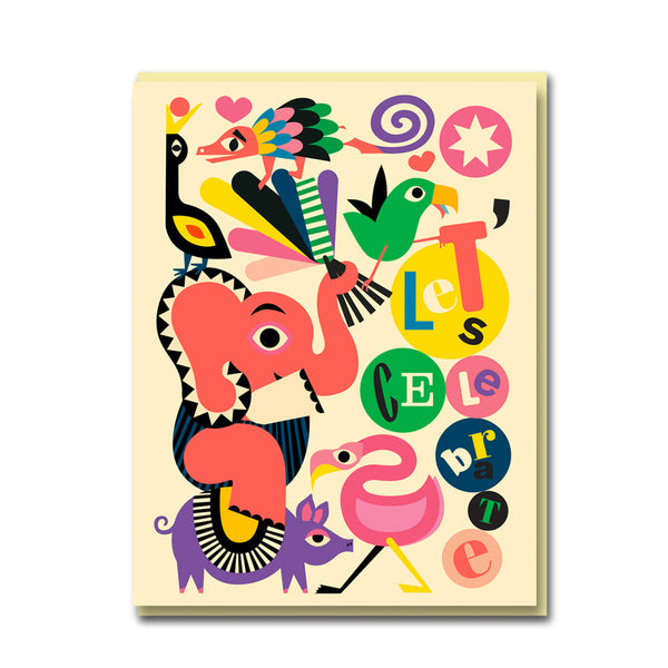 Bureau Alice Let's Celebrate Card