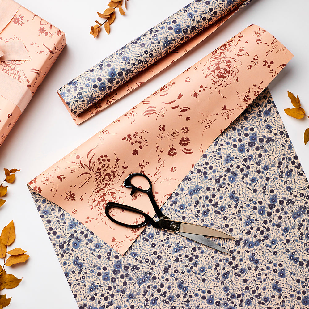 Katie Leamon Wild Aster & Garden Floral Gift Wrap